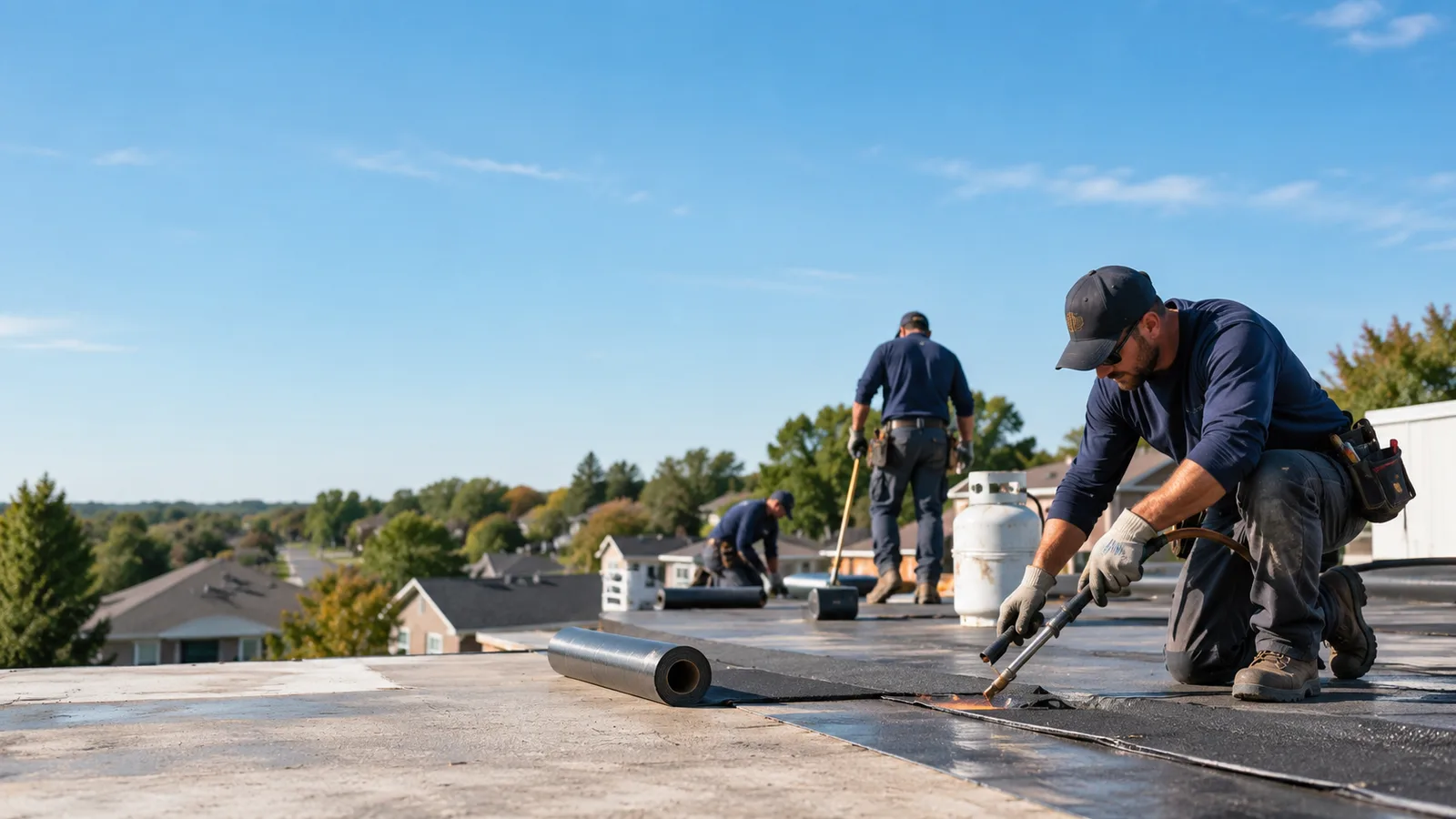 Flat Roof Leak Repair providers in Hensley, AR
